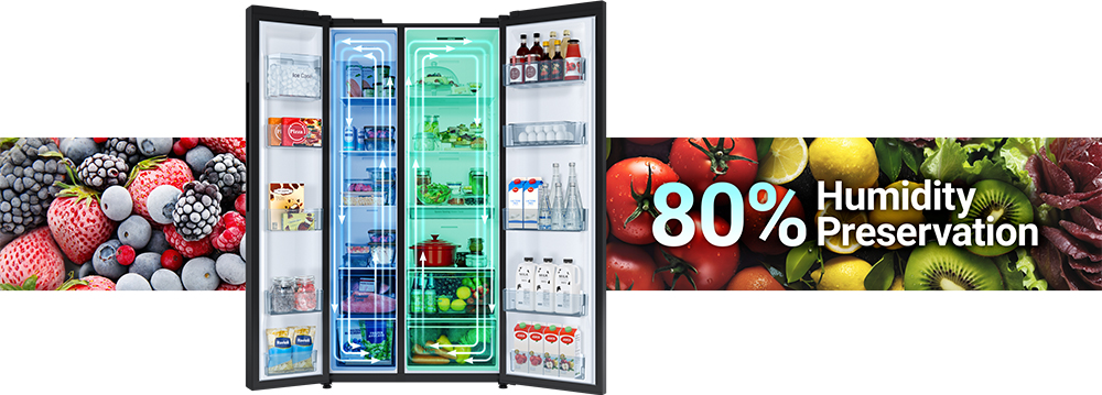 Hitachi Side by Side Refrigerator